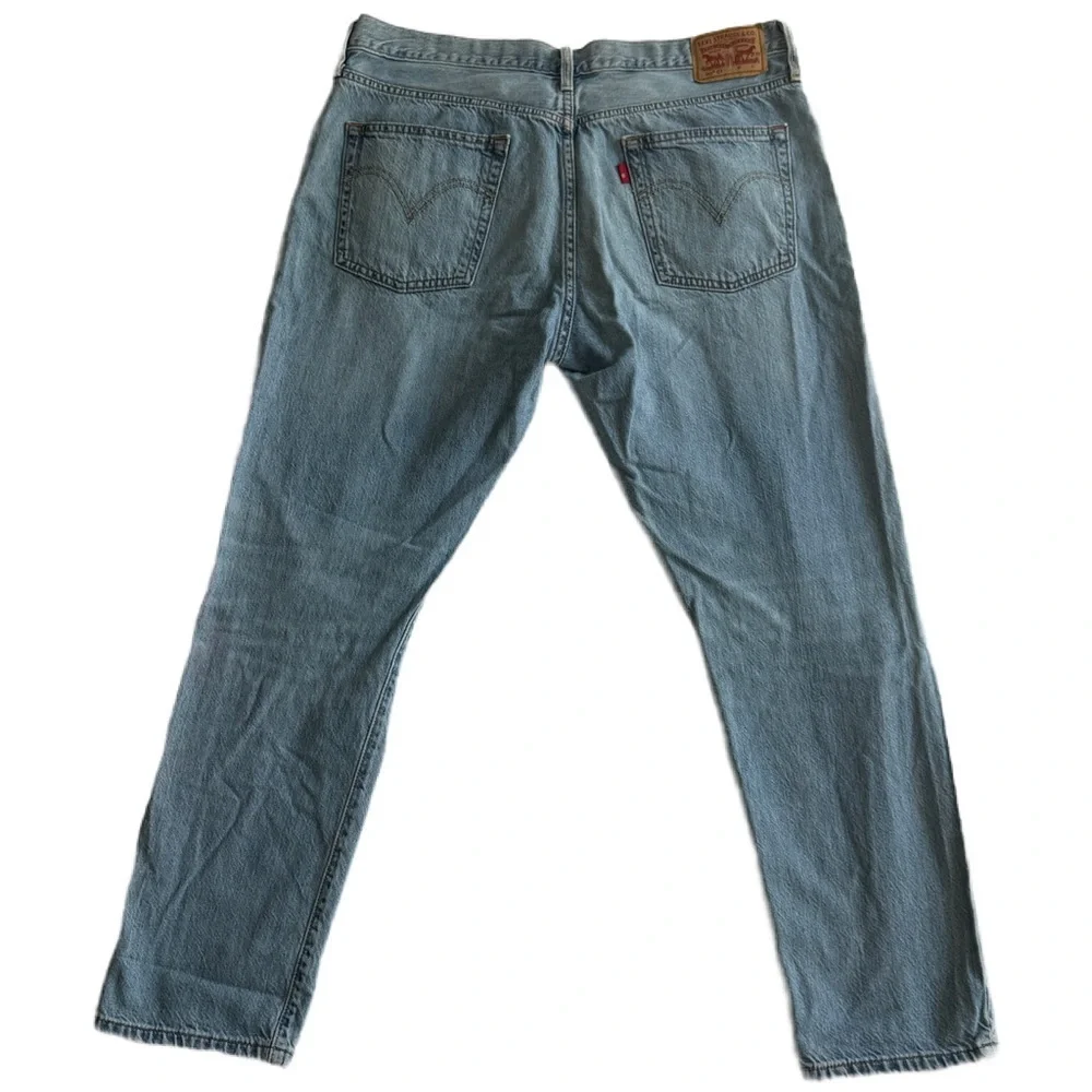 Levi’s Custom Patchwork Distressed Straight Leg Jeans 31x32  Y2K Grunge